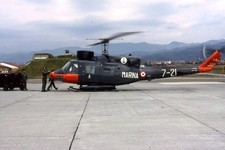 original 35mm slide aircraft ITAF AB212 asw 7-21mm80552 LUNI