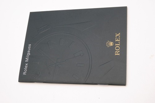 Rolex milgauss booklet - booklet, 605.34