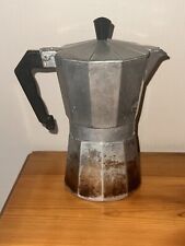 Vintage Antique Italian Aluminum Coffee Maker