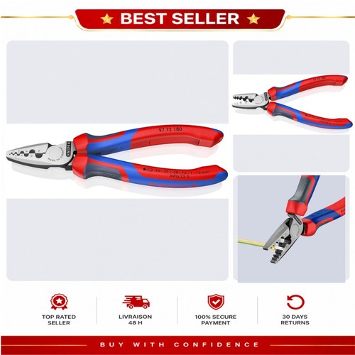 Knipex pince sertir 180 mm - à,