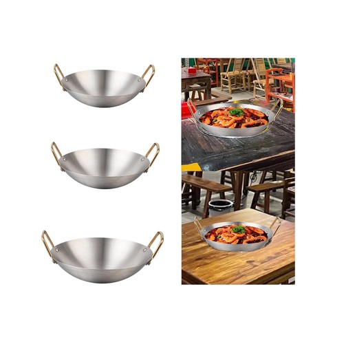 Poêle frire wok acier - poêle,