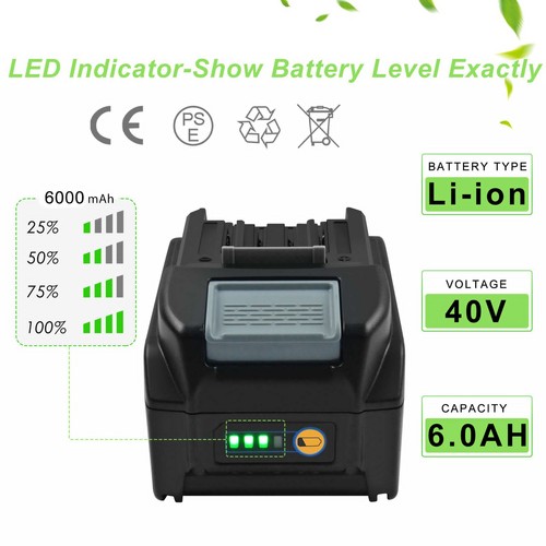 40v 6ah ion batterie pour - li-ion,