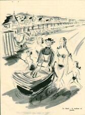 Antique advertising document la Baule le nudisme 1932 magazine issue