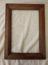 cadre bois naturel Sculpté feuillure 30 cm x 20 cm frame peinture tableau Miroir