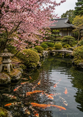 Photo jardin japonais - a4,