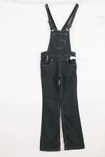 Lee overalls (Cod. S1131) Used Vintage Jeans Black
