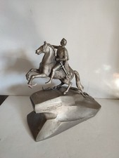 SCULPTURE STATUE METAL PIERRE