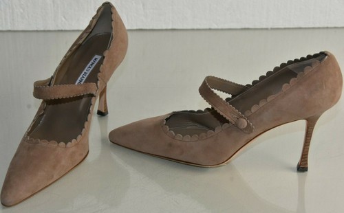 New manolo blahnik suede - new,