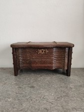 Antique wooden box. Vintage Small Chest