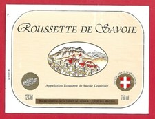109-37 Etiquette Vin ROUSSETTE