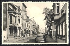 Old postcard Bredene, Gentstraat 