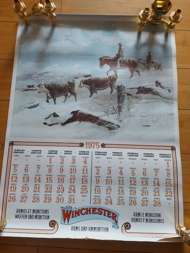 Affiche calendrier fusil - affiche,