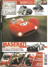 RETROVISEUR N°219 MASERATI / AMPHICAR / RENAULT 4 CV VS PANHARD DYNA X / LANCIA
