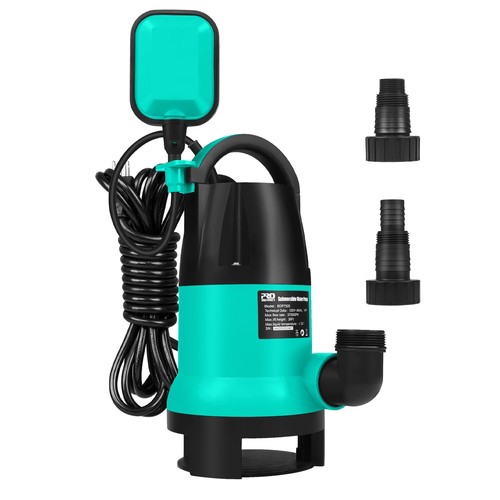 1hp 3700gph submersible water - submersible,