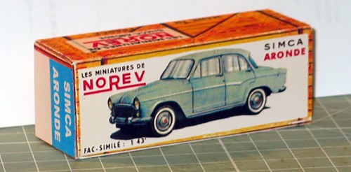 Norev simca ronde - ronde, boite