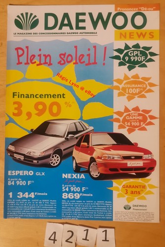 Daewoo gamme espero nexia - daewoo,