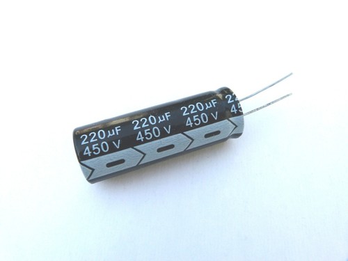 220uf 450v 105c radial - 450v,