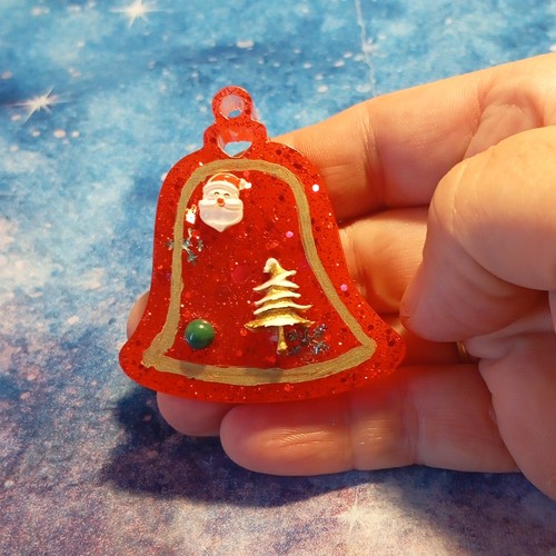 Décoration noël cloche - noël, rouge