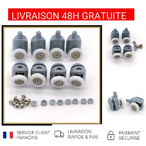 Lot roulettes porte douche - lot,