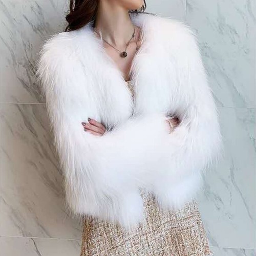Manteau court femme - manteau, fourrure