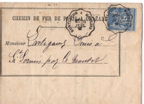 Belle lettre chemin fer - belle, de