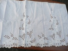  embroidered cotton petticoat bottom late 19th century