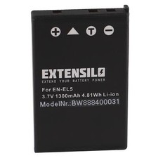 Batterie pour Nikon Coolpix P90 S10 1300mAh 3,7V