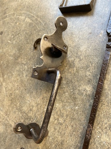 Loquet poucier fer forgé - loquet,