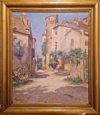 Beau Tableau Ancien Peinture