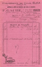 1932  ETAB DES CYCLES ELKA F