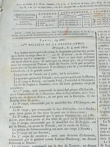 Campagne russie 1812 - campagne, de