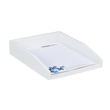 Corbeille à courrier blanc