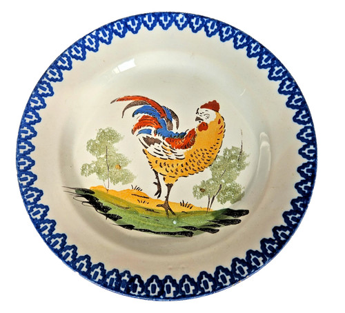 Ancienne assiette faience - assiette, en