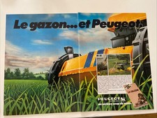Vintage 1982 Le Gazon Et Peugeot Press Advertising