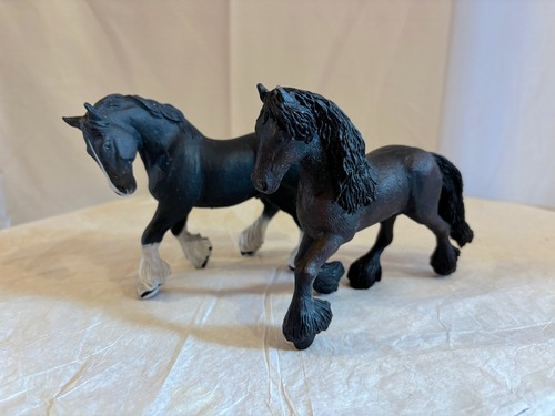Papo lot chevaux noirs - papo,