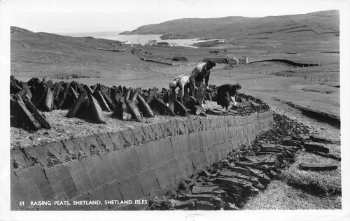 Carte postale shetland - shetland, isles