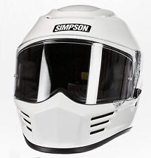 Simpson Racing Products Speed Bandit Motorcycle Helmet White - Large