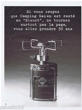 ADVERTISEMENT ADVERTISING 105 1988 CAMPING GAS stove LE BLEUET