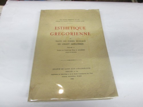 Esthetique gregorienne - gregorienne,