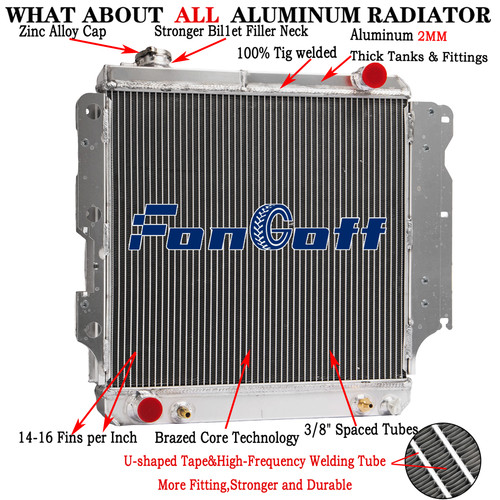 Rangées aluminium radiateur - 3,