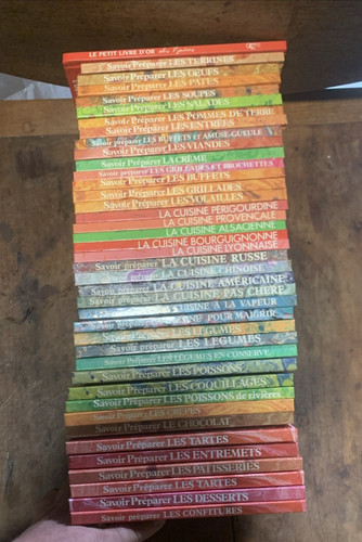 Lot mini livres - de, cuisine