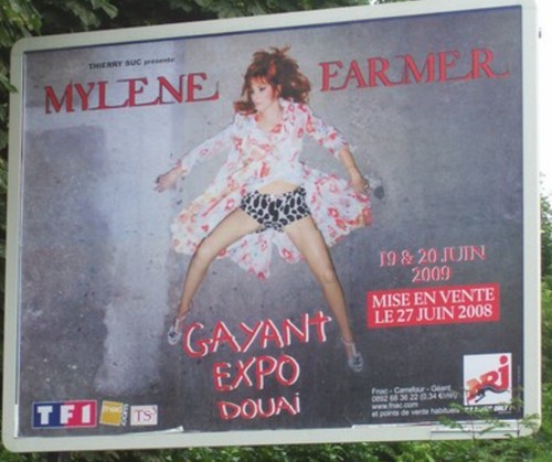 Mylène farmer affiche - mylène,