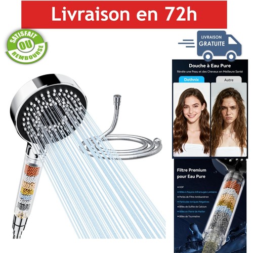Pommeau douche avec - pommeau, filtre