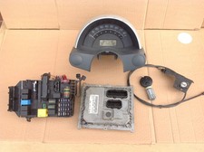 SMART FORTWO 450 ENGINE ECU KIT SAM SPEEDO KEY 0.6 PETROL 1998-2003 0003107V007