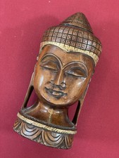 Vintage Gilding Wooden Buddha Statuette Statue