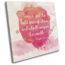 Marylin Monroe Quote Iconic Celebrities SINGLE TOILE murale ART Photo Print