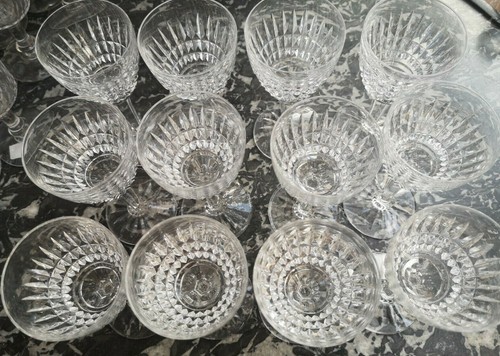 Serie verres cristal - serie, 12
