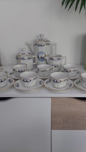 Rare service cafe porcelaine - service,