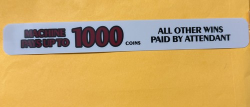 Machine pays 1000 coins - pays,