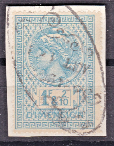 Timbre fiscal france - timbre, dimension